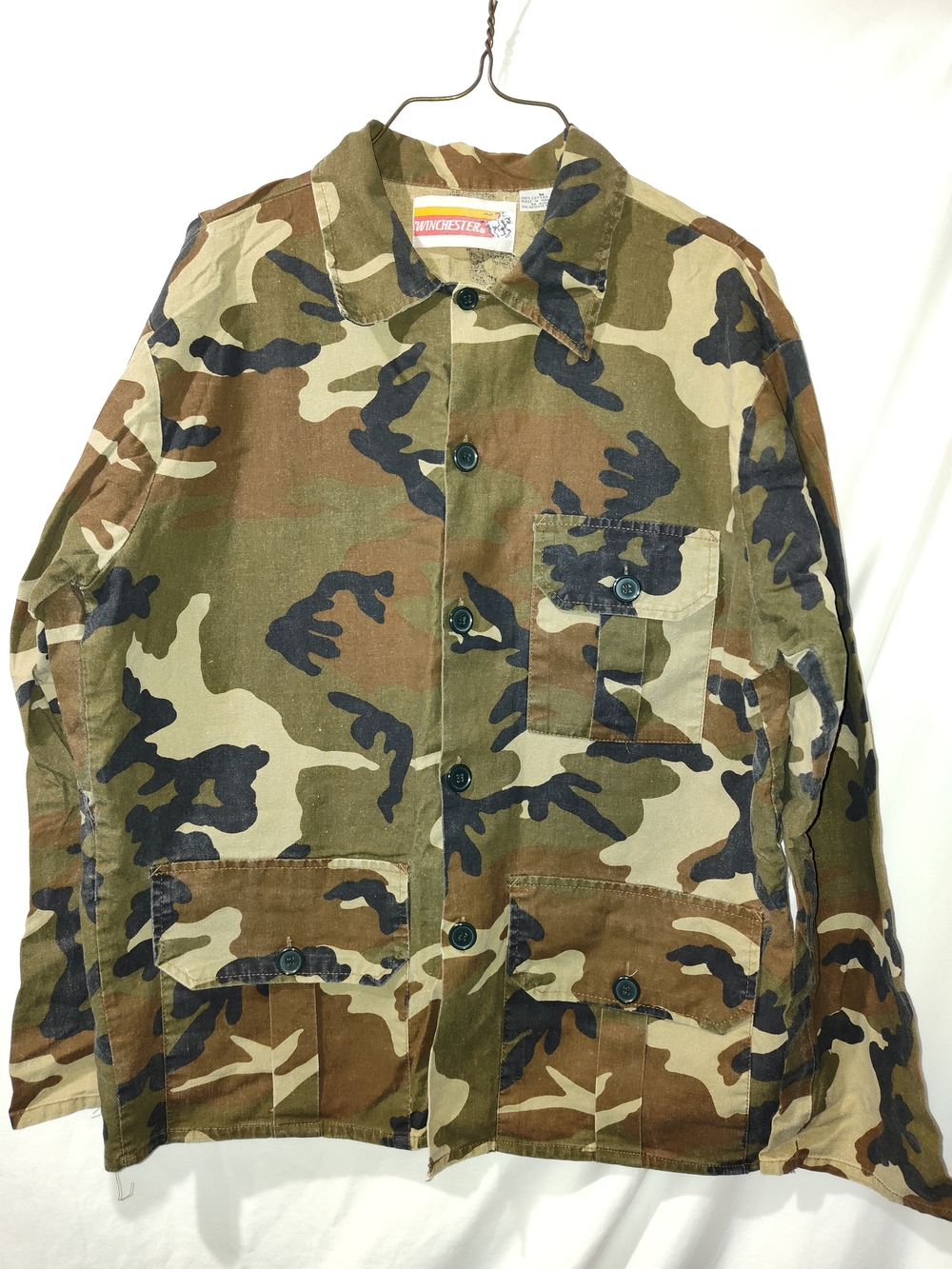 Winchester Men's Camouflage Field Jacket - Green/Brown Camo